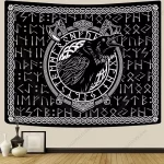 Aesthetic Tapestry Ancient Viking Meditation Runes Flags Tapestries Greek Mythology Wall Hanging Decor Bedroom Background Cloth - Image 3