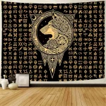 Aesthetic Tapestry Ancient Viking Meditation Runes Flags Tapestries Greek Mythology Wall Hanging Decor Bedroom Background Cloth - Image 6