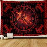 Aesthetic Tapestry Ancient Viking Meditation Runes Flags Tapestries Greek Mythology Wall Hanging Decor Bedroom Background Cloth - Image 7