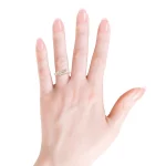 18K Multi Gold Ring for Women Natural 1 Carat Diamond with Diamond Jewelry Anillos De Bizuteria Anillos Mujer Gemstone Rings Box - Image 4