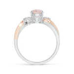 18K Multi Gold Ring for Women Natural 1 Carat Diamond with Diamond Jewelry Anillos De Bizuteria Anillos Mujer Gemstone Rings Box - Image 3