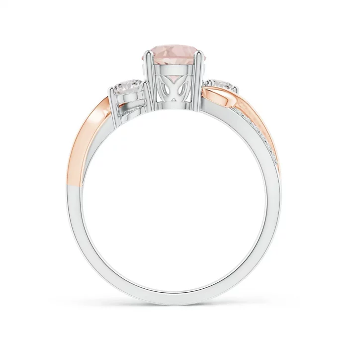 18K Multi Gold Ring for Women Natural 1 Carat Diamond with Diamond Jewelry Anillos De Bizuteria Anillos Mujer Gemstone Rings Box - Image 3