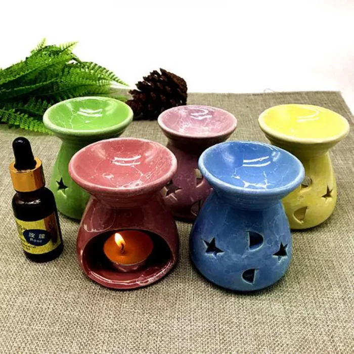Candle Aromatherapy Furnace Aromatherapy Lamp Essential Oil Furnace Household Romantic Burner Home Decor - Image 6