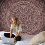 Mandala Tapestry Beach Yoga Mat Bedspread Table Cloth Hot New Decorative Wall Hanging Bohemia Indian Hippie Home 210x148cm - Image 3
