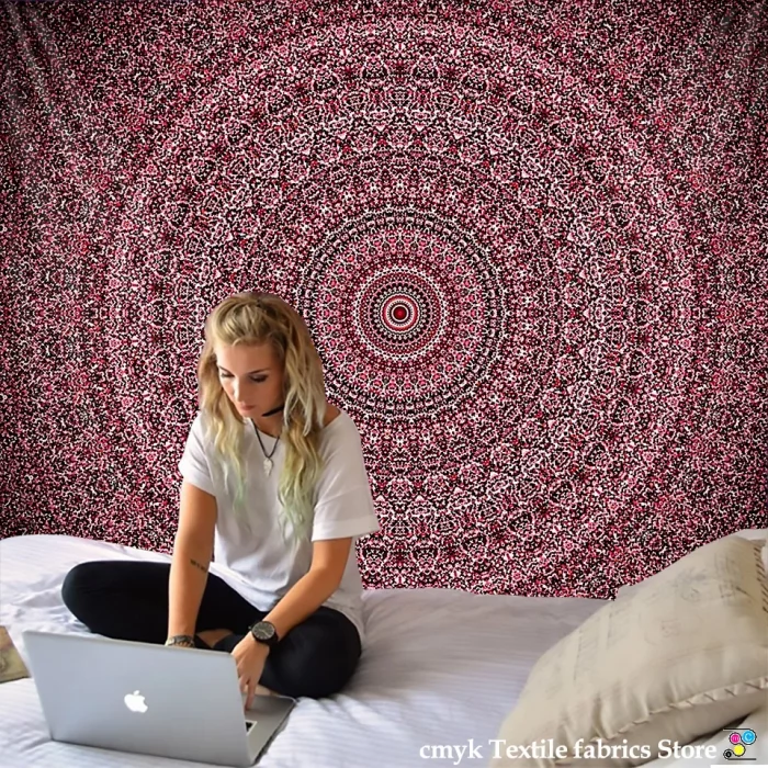 Mandala Tapestry Beach Yoga Mat Bedspread Table Cloth Hot New Decorative Wall Hanging Bohemia Indian Hippie Home 210x148cm - Image 6