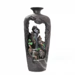Home Decor Vase Design Ornament Resin Handiwork Lucky Fengshui Waterfall Backflow Incense Burner Censer - Image 4