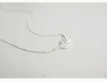 925 Sterling Silver feather Necklaces & Pendants For Women High Quality Sterling-silver-jewelry - Image 6
