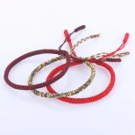 Multicolor Thread Bracelet Tibetan Buddhism Love Lucky Charm Tibetan Bracelets & Bangles For Women Men Handmade knot Rope - Image 3
