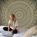 Mandala Tapestry Beach Yoga Mat Bedspread Table Cloth Hot New Decorative Wall Hanging Bohemia Indian Hippie Home 210x148cm - Image 5