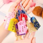39Style New Omamori Pray Fortune Beauty Health Safe Transparent Wealth Bag Guard Talisman Pendant Keychain Couple Gift - Image 5