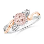 18K Multi Gold Ring for Women Natural 1 Carat Diamond with Diamond Jewelry Anillos De Bizuteria Anillos Mujer Gemstone Rings Box - Image 2