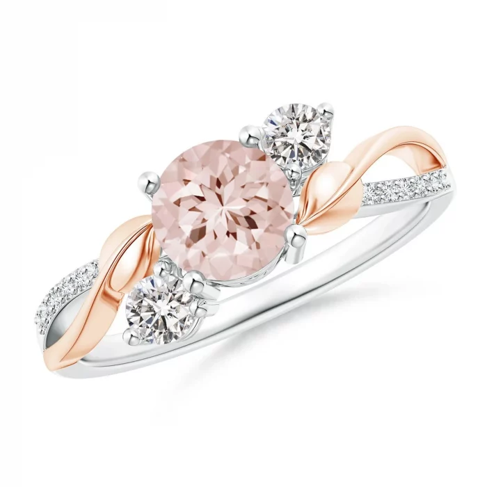 18K Multi Gold Ring for Women Natural 1 Carat Diamond with Diamond Jewelry Anillos De Bizuteria Anillos Mujer Gemstone Rings Box - Image 2