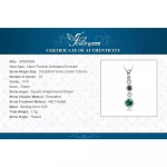 JewelryPalace Created Nano Emerald 925 Sterling Silver Pendant Necklace for Woman Fashion Jewelry Trendy Party Gift No Chain - Image 7
