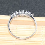 100% Natural Dark Blue Sapphire Ring for Woman 7 PCS 2.5 Mm SI Grade Sapphire Ring Solid 925 Silver Sapphire Ring Romantic Gift - Image 6