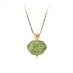Original new silver inlaid natural Hetian jade hollow carved filigree sachet pendant ancient gold craft necklace ladies jewelry - Image 6