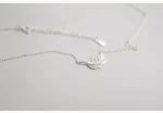 925 Sterling Silver feather Necklaces & Pendants For Women High Quality Sterling-silver-jewelry - Image 5