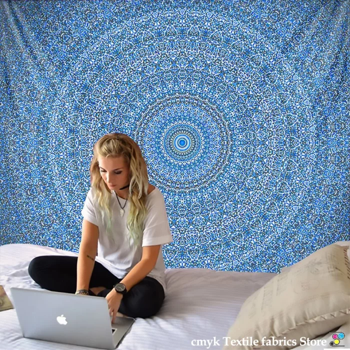 Mandala Tapestry Beach Yoga Mat Bedspread Table Cloth Hot New Decorative Wall Hanging Bohemia Indian Hippie Home 210x148cm - Image 7