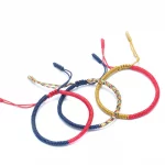 Multicolor Thread Bracelet Tibetan Buddhism Love Lucky Charm Tibetan Bracelets & Bangles For Women Men Handmade knot Rope - Image 4