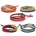 Multicolor Thread Bracelet Tibetan Buddhism Love Lucky Charm Tibetan Bracelets & Bangles For Women Men Handmade knot Rope - Image 2