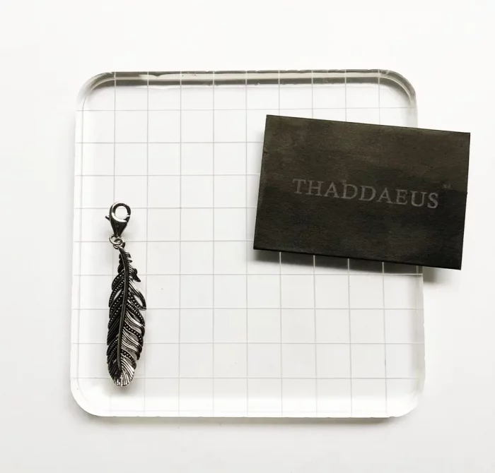 Rebel Feather Charm For Women Men Vintage 925 Sterling Silver Autumn Jewelry - Image 4