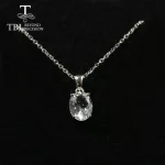 Multi ov 7*9mm Gemstone Pendant ,simple design black opal neckalce aquamarine pendant labradorite pendant 925 sterling silver - Image 5