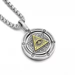 Eye of Horus Necklace Evil Eye Pendant Ancient Egypt Protection Necklace Jewelry Gift Men and Women Spiritual Amulets - Image 3