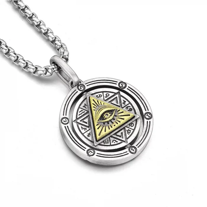 Eye of Horus Necklace Evil Eye Pendant Ancient Egypt Protection Necklace Jewelry Gift Men and Women Spiritual Amulets - Image 3