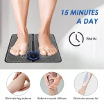 Rechargeable Electric Foot Massager Pad Electrostimulator Massage Mat EMS Muscle Massager Relax Feet Massage Fitness Masajeador - Image 5
