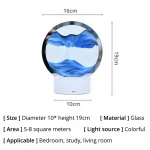 Quicksand Table Lamp Internet Red Hourglass Decompression Ornament 3D Three-dimensional Sand Painting Water Painting Colorful - Image 6