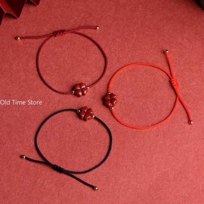 Tibetan Buddhist Lotus Flower Beads Bracelets For Women Handmade Braided Red Black Rope Lucky oga Meditation Bracelet Jewelry - Image 7