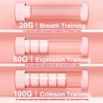 Men and Women's Abdominal Muscle Trainer, Deep Breathing Exercise Dumbbell Set, Lung Capacity Boosting Device - Image 3