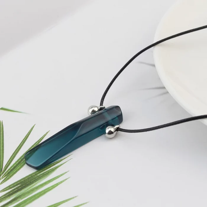 Hokage Tsunade Gemstone Nature Jade Pendant Uzumaki Charms Necklace Halskette Anime Cosplay Prop Jewelry Adornment - Image 6