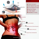 Tcare M - 4XL Adjustable Tourmaline Self Heating Magnetic Therapy Back Waist Support Belt Lumbar Brace Massage Band Health Care - Image 4