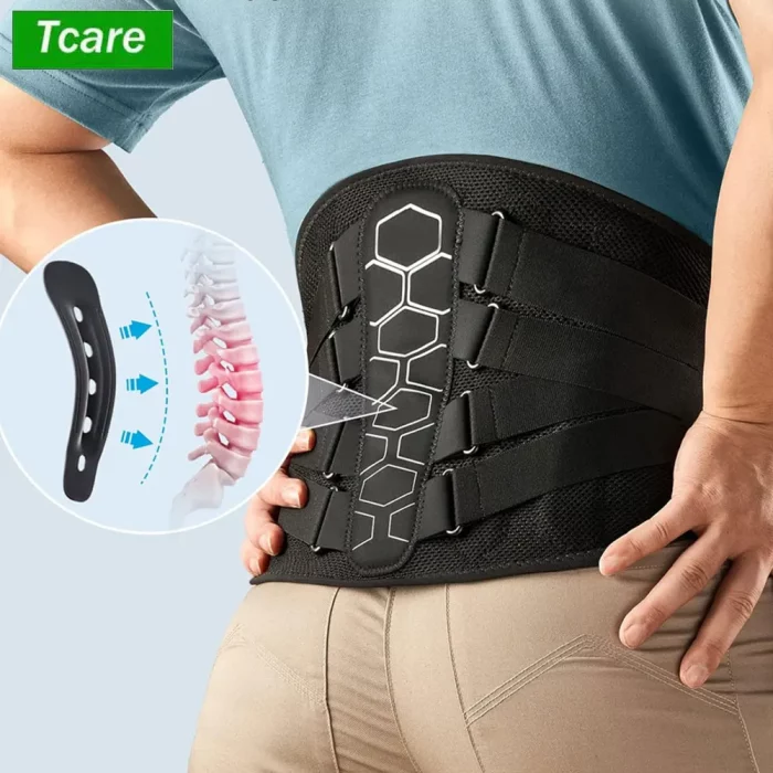 Back Brace for Lower Back Pain, Sciatica, Herniated Disc, Scoliosis, Back Support Belt with Soft Pad, Lightweight Lumbar Support - Image 2