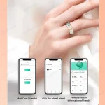 New Color Enamel Craftsmanship Smart Ring Women Sleep Monitoring Blood Oxygen Monitoring Blood Pressure Multi-sport Modes Ring - Image 3