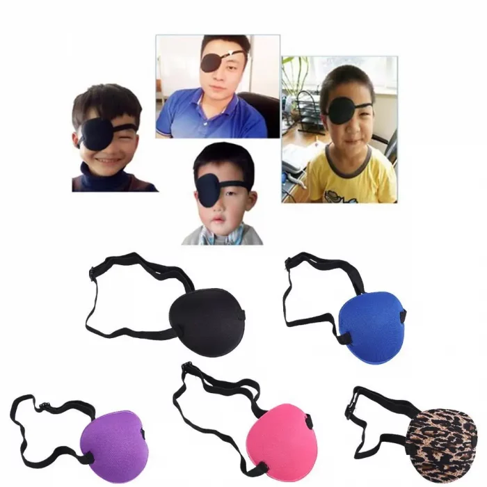 Single Eye Patch For Monocular Correction Of Amblyopia Multiuse Eye Mask For Halloween Parties Costume Parties Props Eye Patch - Image 5