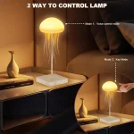 Jellyfish Night Light Creative Lighthouse Ambient Cartoon Rgb Gradient Cute Usb Decorative Lights Holiday Decoration Hanging 3d - Image 5