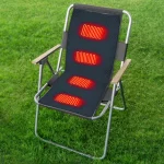 4 Heated Areas Camping Chair Heated Mat USB/Type-C Rechargeable 3 Speed Adjustable Smart Temperature Control Winter Warm Pads - Image 3