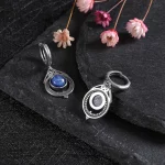 Vintage Natural Moonstone Kyanite Earrings Elegant Labradorite Gemstone Drop Earring Engagement Wedding Party Jewelry Gifts - Image 6