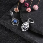 Vintage Natural Moonstone Kyanite Earrings Elegant Labradorite Gemstone Drop Earring Engagement Wedding Party Jewelry Gifts