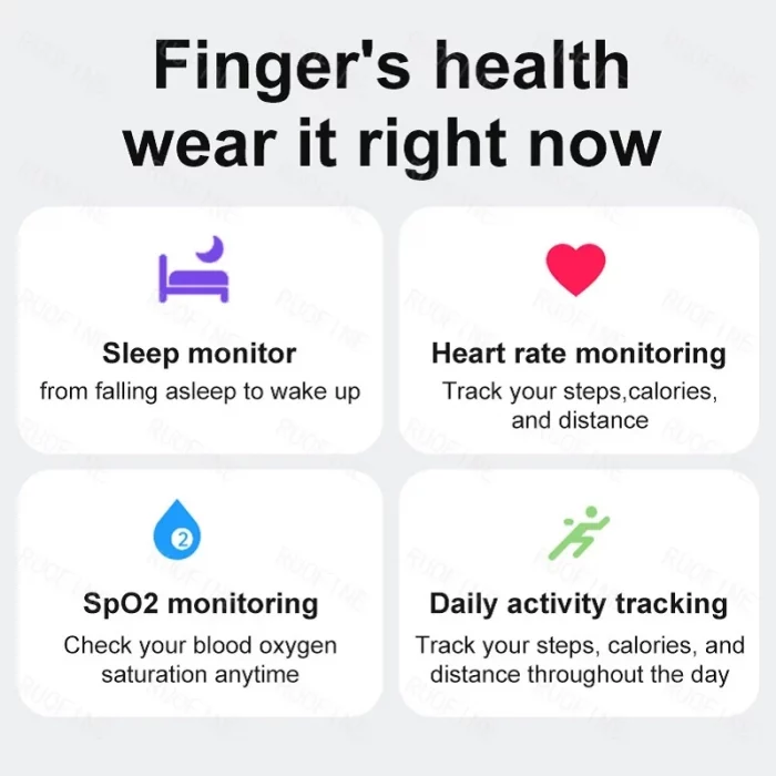 Qring Smart Ring R08 Women's Men Remote Control Electronic Monitor Body Temperature Sleep Tracker Fitness For Iphone IOS 2025 - Image 4