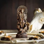 Viking God Goddes Sculpture Scandinavian Pantheon Resin Ornaments Freyja Statue Freya Norse Gods Carving Altar Heathen Asatru - Image 3