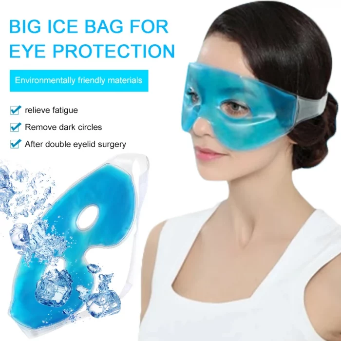 Cooling Ice Eye Mask Fatigue Relief Remove Dark Circles Cold Eye Mask Sleep Mask Cooling Eyes Care Relaxing Gel Eye Pad TSLM1 - Image 2