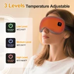 Infrared Heated Eye Smart Control Massager Timing Heating Eye Mask Reduce Dark Circles Eye Bags Type-C 3 Levels Washable - Image 4