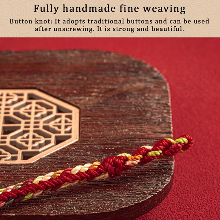Tibetan Bracelet Colorful Thread Good Lucky Charm Rope Bracelet Bangles For Women Men Knots Red Thread Bracelets - Image 6