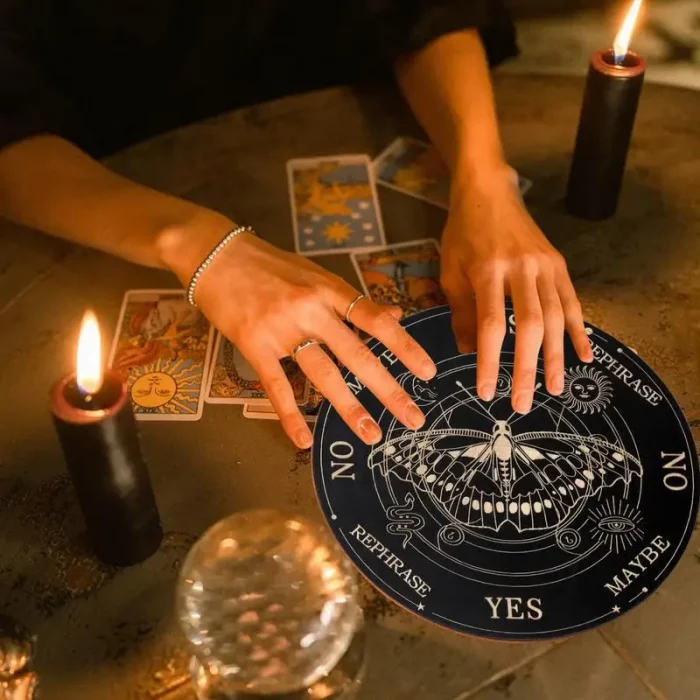 Ouija Boards Wooden Witch Divination Board Witch Crafts Supplies Fortune Telling Toys Decision Making Pendulum Witch Altar - Image 5