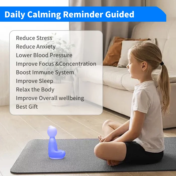 Yoga Assistance Breathing Light Guided Visual Meditation Tool Silicone Night Light bedside luminarias Atmosphere bedroom Lamp - Image 5