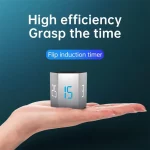 USB Timer LED Digital Kitchen Cooking Alarm Clock Countdown Timer Flip Cube Timer for Time Management, Concentration Improvement - Image 2