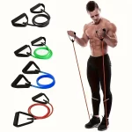 Exercise Bands Resistance Bands With Handles Workout Bands With Handles For Men Women Strength Training Equipment At Home - Image 2