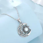 CAOSHI Newly Designed Moon and Sun Vintage Neck Accessories Versatile Design Elegant Daily Wearable Pendant Necklace for Women - Image 4